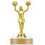 Cheerleading Trophy – Custom Award with Personalized Gold Plate, 3 Design Options