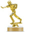 Football Trophy – Custom Award with Personalized Gold Plate, 4 Design Options