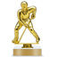 Ice Hockey Trophy – Custom Award with Personalized Gold Plate, 4 Design Options