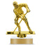 Ice Hockey Trophy – Custom Award with Personalized Gold Plate, 4 Design Options