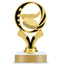 Ice Hockey Trophy – Custom Award with Personalized Gold Plate, 4 Design Options