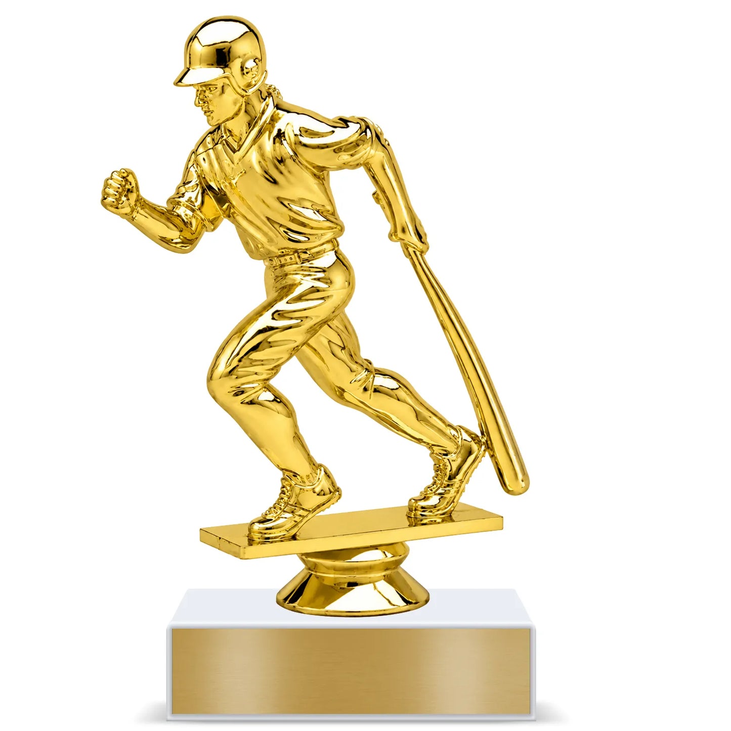 Softball Trophy – Custom Award with Personalized Gold Plate, 4 Design Options