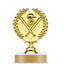 Softball Trophy – Custom Award with Personalized Gold Plate, 4 Design Options