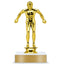 Swimming Trophy – Custom Award with Personalized Gold Plate, 3 Design Options