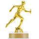 Track Trophy – Custom Award with Personalized Gold Plate, 3 Design Options