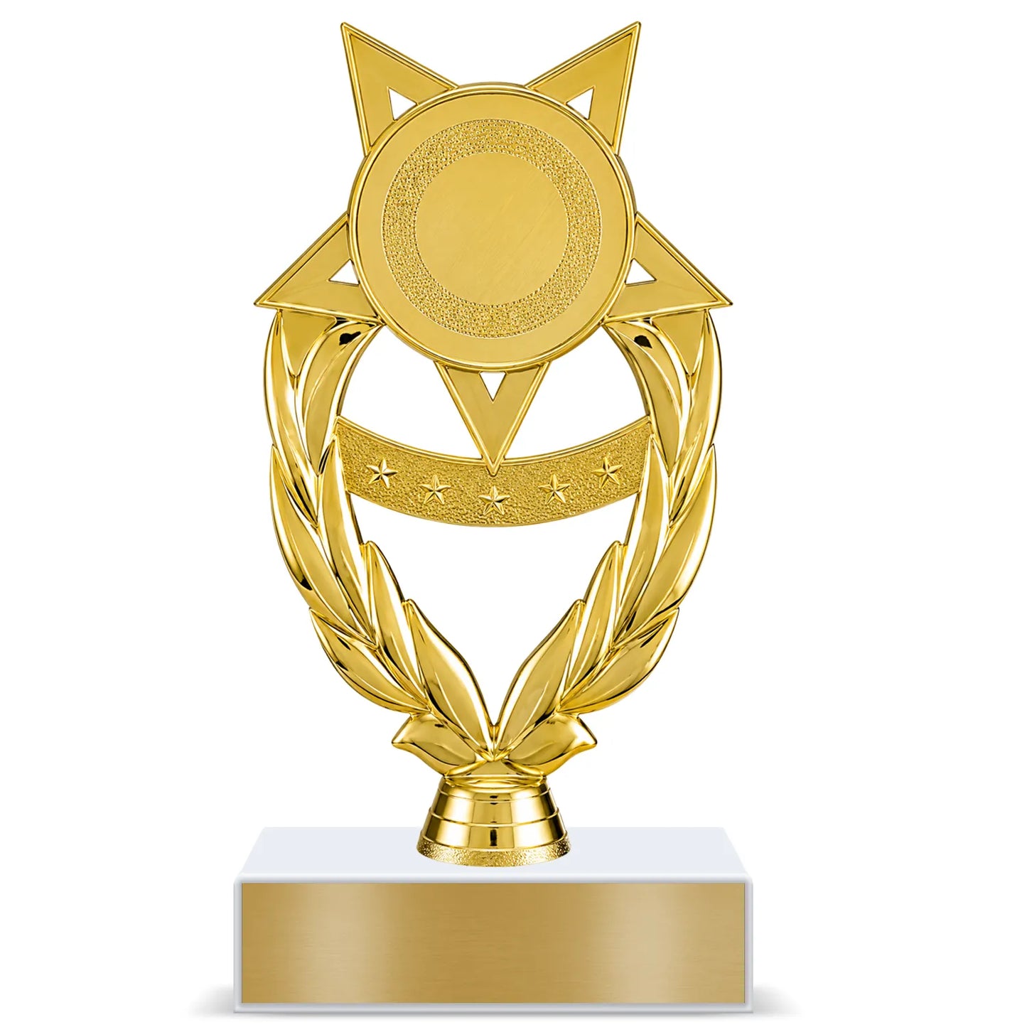 Wrestling Trophy – Custom Award with Personalized Gold Plate, 3 Design Options