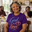 "God is Love" 1 John 4:8 Christian T-Shirt | Gildan 6400 Soft Style Tee | Faith-Based Bible Verse Shirt for Men & Women