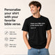 Personalized Bible Verse Christian T-Shirt - Custom Scripture Tee - Gildan 6400 Soft Style - Add Your Own Verse