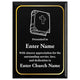 Church Gratitude Plaque - Personalized Gift for Pastors, Ministers & Church Leaders - 4 Frame Colors