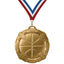 Basketball Medals - Youth Team Awards, 2 3/4" Carbonite Medal in Gold, Silver & Bronze