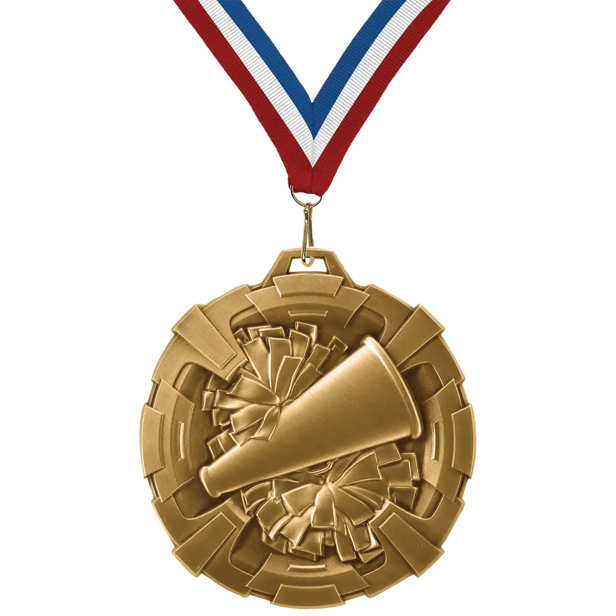 Cheer Medals - Squad & Competition Awards, 2 3/4" Carbonite Medal in Gold, Silver & Bronze