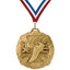 Cross Country Medals - Team & Meet Awards, 2 3/4" Carbonite Medal in Gold, Silver & Bronze