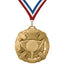 Golf Medals - League & Tournament Awards, 2 3/4" Carbonite Medal in Gold, Silver & Bronze