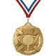 Golf Medals - League & Tournament Awards, 2 3/4" Carbonite Medal in Gold, Silver & Bronze
