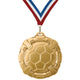 Soccer Medals - Youth & Travel Team Awards, 2 3/4" Carbonite Medal in Gold, Silver & Bronze