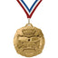 Swimming Medals - Team & Meet Awards, 2 3/4" Carbonite Medal in Gold, Silver & Bronze