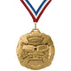 Swimming Medals - Team & Meet Awards, 2 3/4" Carbonite Medal in Gold, Silver & Bronze