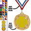 Softball Medals - Youth & Travel Team Awards, 2 3/4" Carbonite Medal in Gold, Silver & Bronze