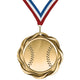 Baseball Medals - Youth & Travel Team Awards, 2-1/4" Fusion Medal in Gold, Silver & Bronze