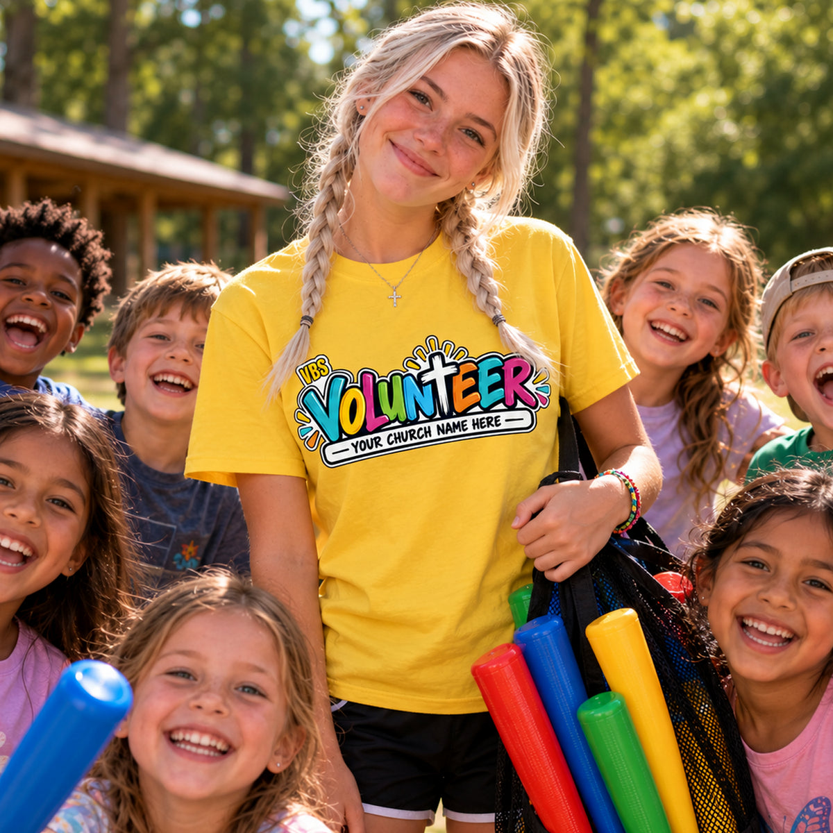 Gildan 6400 Softstyle VBS Volunteer T-Shirt – Vacation Bible School Shirt