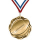 Football Medals - Youth Team Awards, 2-1/4" Fusion Medal in Gold, Silver & Bronze