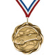 Pinewood Derby Medals - Pack & Race Day Awards, 2-1/4" Fusion Medal in Gold, Silver & Bronze