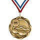 Swimming Medals - Team & Meet Awards, 2-1/4" Fusion Medal in Gold, Silver & Bronze