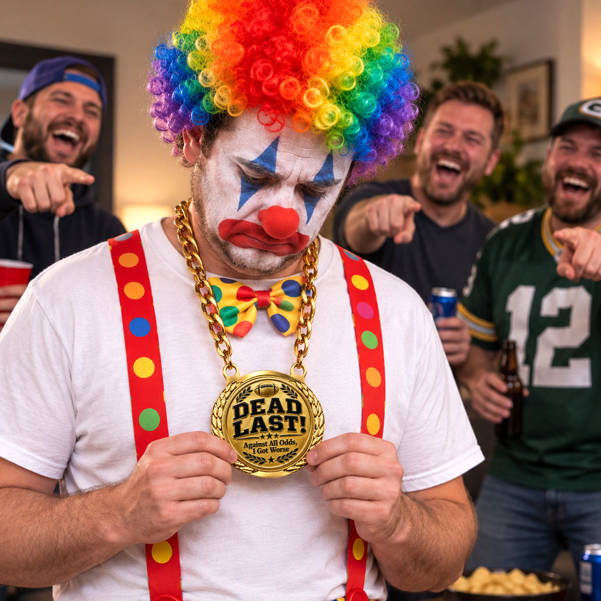 Dead Last - Against All Odds I Got Worse - Fantasy Football Winner Medalion