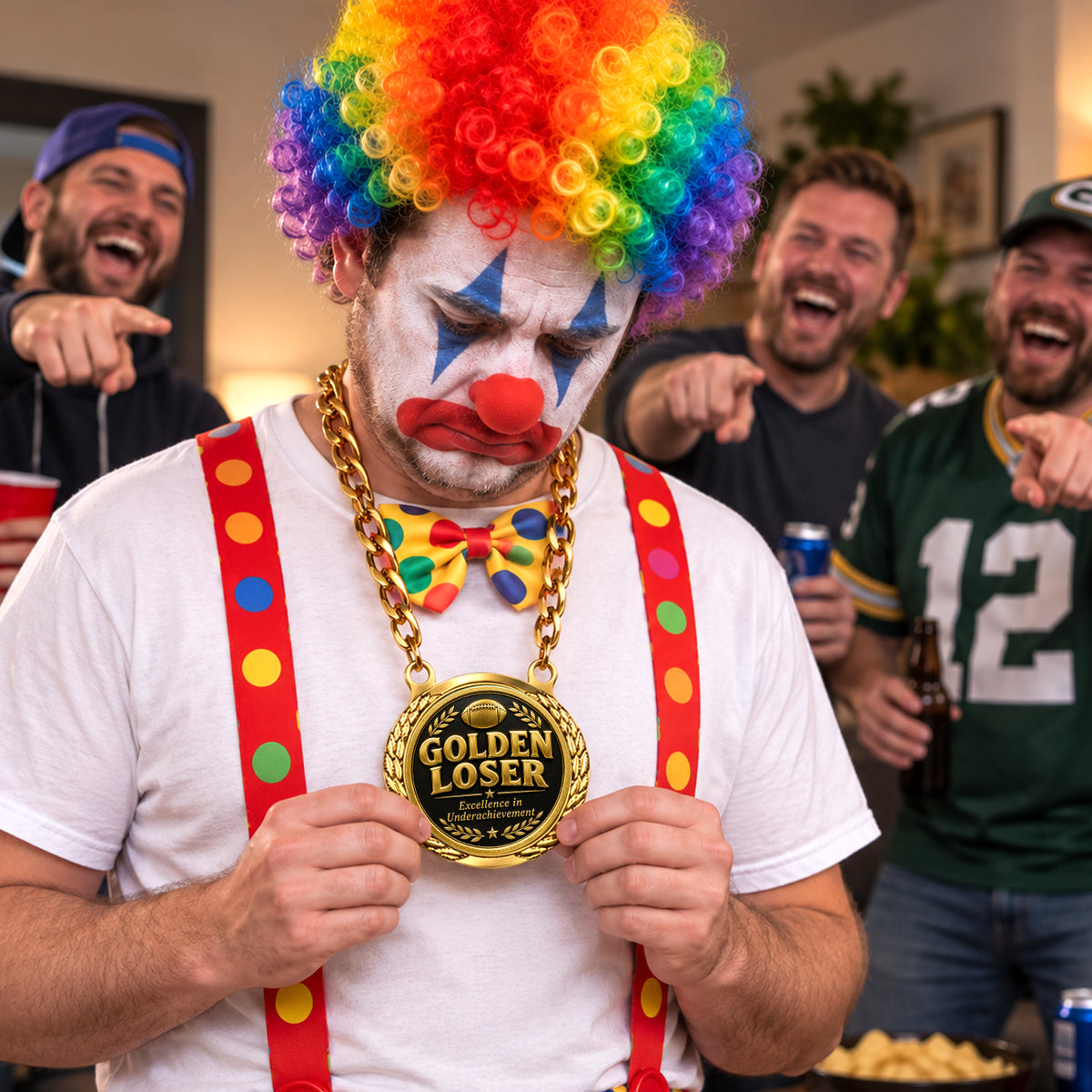 Golden Loser - Excellence in underachievement - Fantasy Football Winner Medalion
