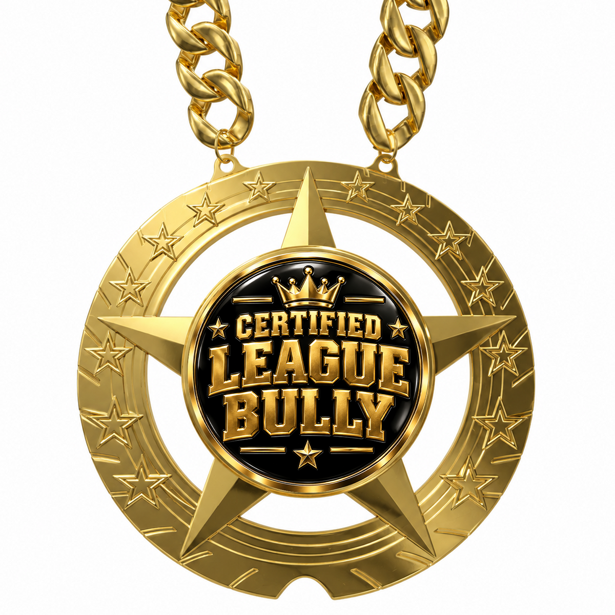 Fantasy Football Champion Chain - Certified League Bully