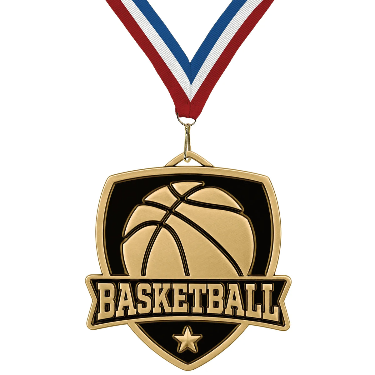 Shield Medal Basketball