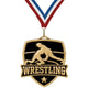 Wrestling Shield Design Medal – Champion Wrestling Award