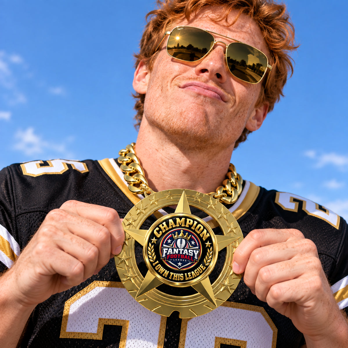 Fantasy Football Champion Chain - Champion - I Own This League