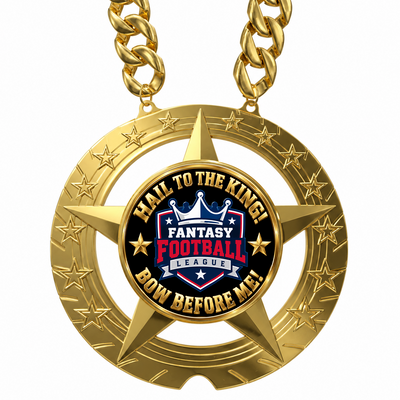 Hail To The King - Bow Before Me - Super Star Champ Chain w/ Plastic Chain