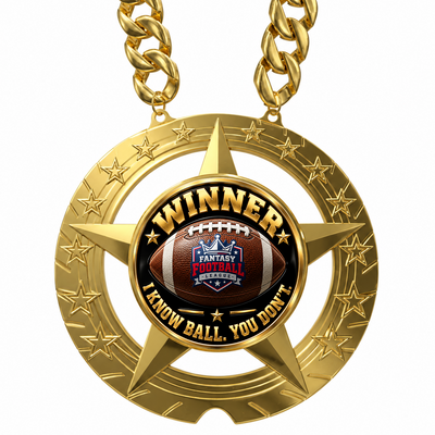 Winner - I Know Ball. You Dont - Super Star Champ Chain w/ Plastic Chain