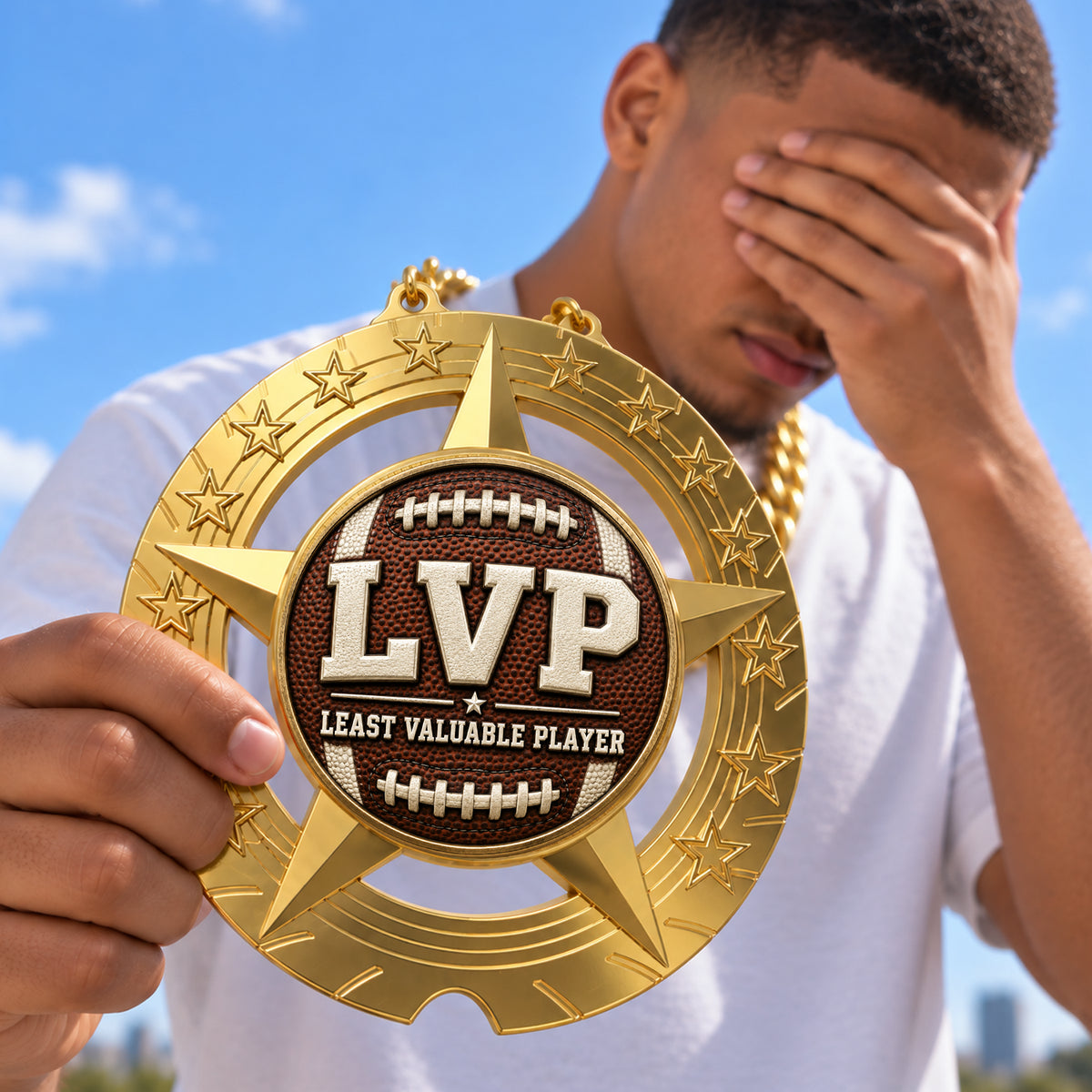Fantasy Football Trophy Chain – LVP – Least Valuable Player