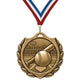 Softball Medals - Player & Championship Awards, 2-1/4" Burst Medal in Gold, Silver & Bronze
