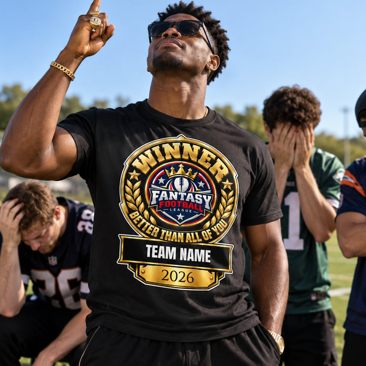Fantasy Football T-Shirt – Winner – Better Than All Of You