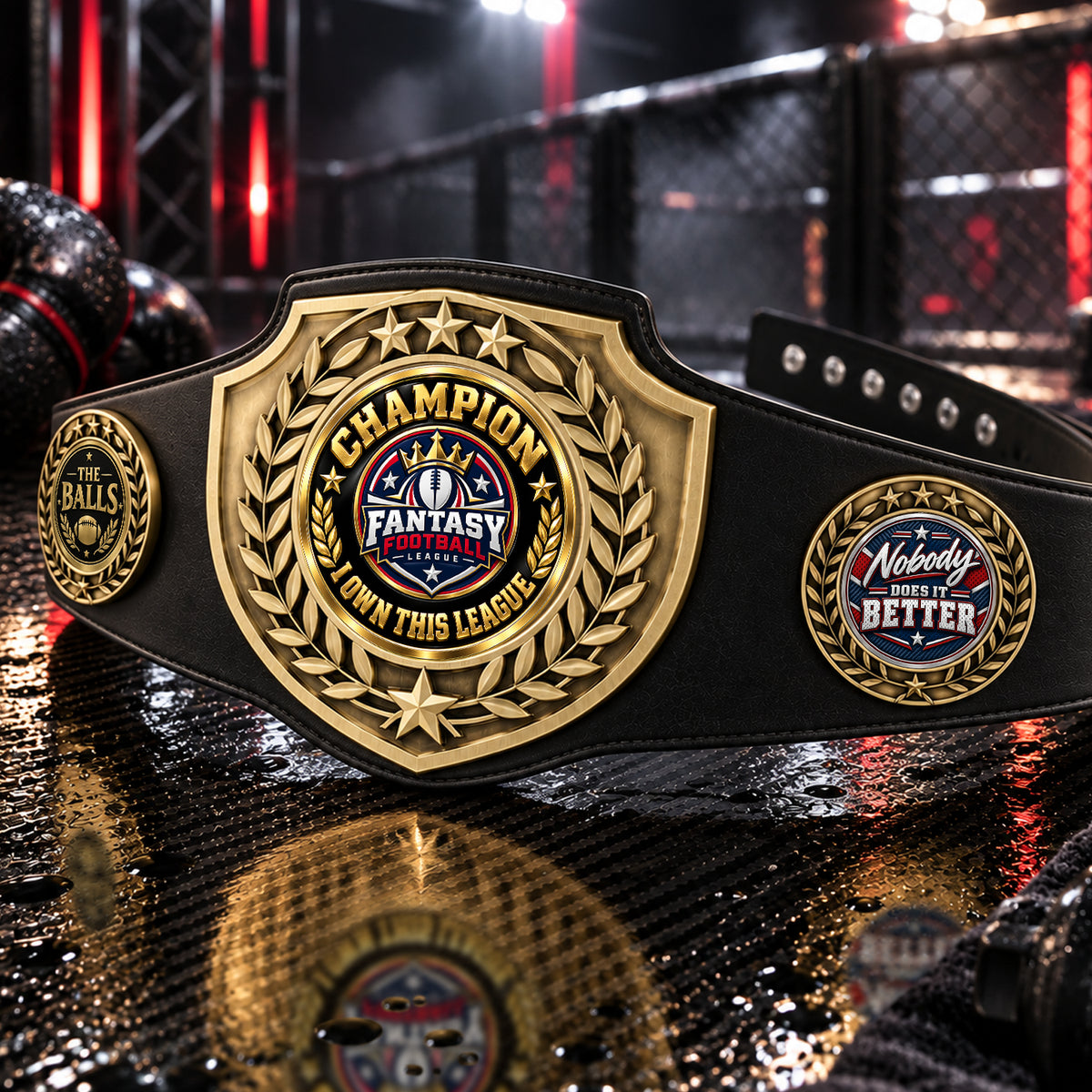 Fantasy Football League Championship Belt – Champion – I Own This League