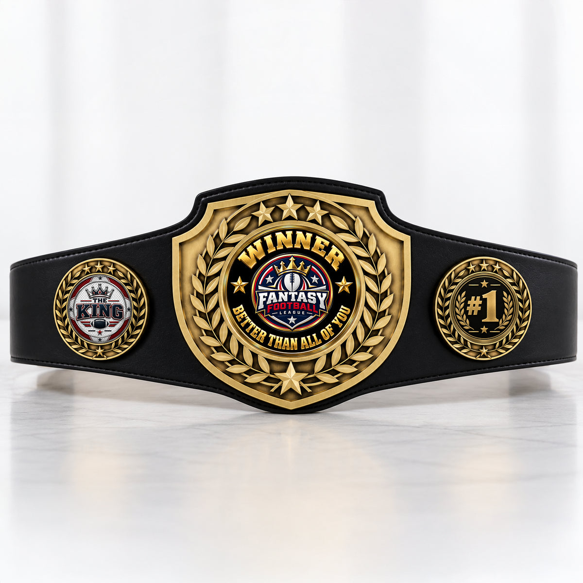 Fantasy Football League Championship Belt – Winner – Better Than All Of You
