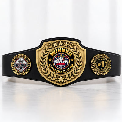 Fantasy Football League Championship Belt – Winner – Better Than All Of You