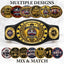 Fantasy Football League Junior Championship Belt – Biggest Baller, Worship Me – Black