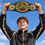 Fantasy Football League Junior Championship Belt – Certified League Bully – Black