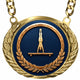 Fantasy Gymnastics Championship Medallion – Gymnastics Champion Award Medal with Gold Chain