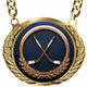 Fantasy Ice Hockey Championship Medallion – Ice Hockey Champion Award Medal with Gold Chain