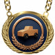 Fantasy Pinewood Derby Championship Medallion – Pinewood Derby Champion Award Medal with Gold Chain