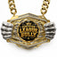 Fantasy Football Champion Medal - Certified League Bully, Knock Out Champ Chain with Premium Chain
