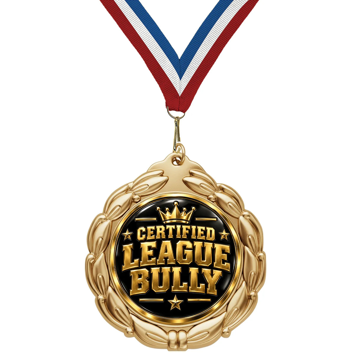 Fantasy Football Medal - Certified League Bully, 2-3/4" Value Series Medal