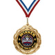 Fantasy Football Winner Medal - Better Than All Of You, 2-3/4" Value Series Medal
