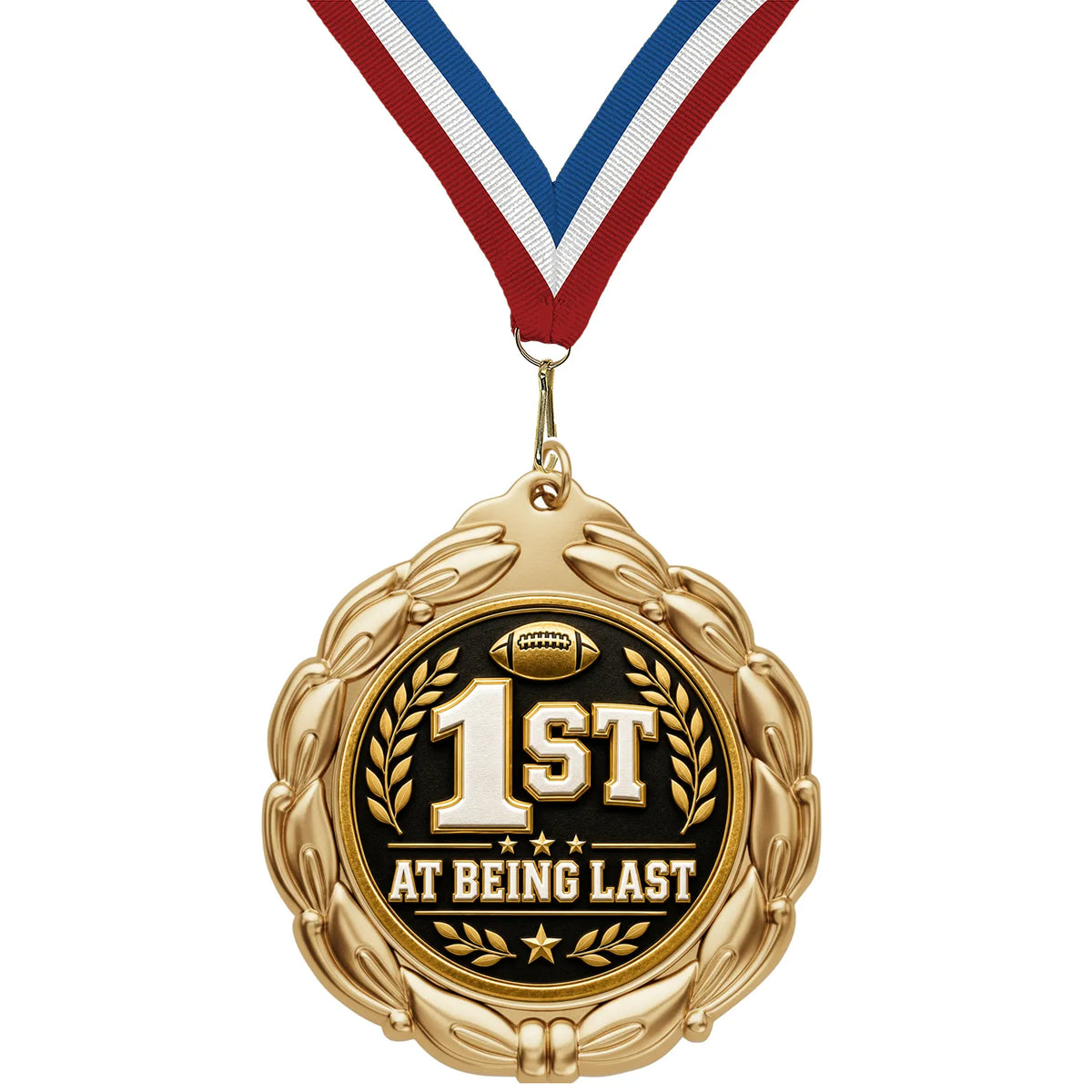 Fantasy Football Medal - 1st At Being Last, 2-3/4" Value Series Medal